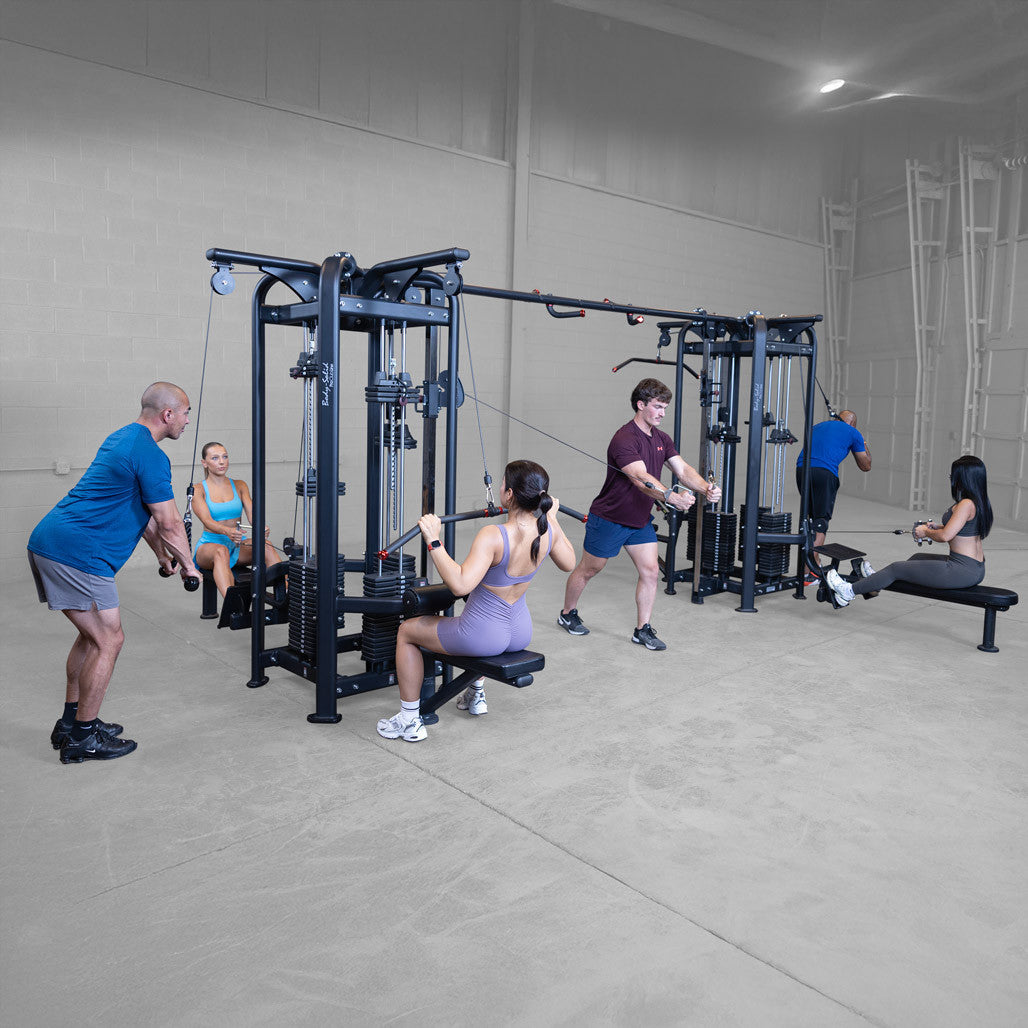 Body-Solid Pro Clubline SJG800 Eight-Stack Jungle Gym