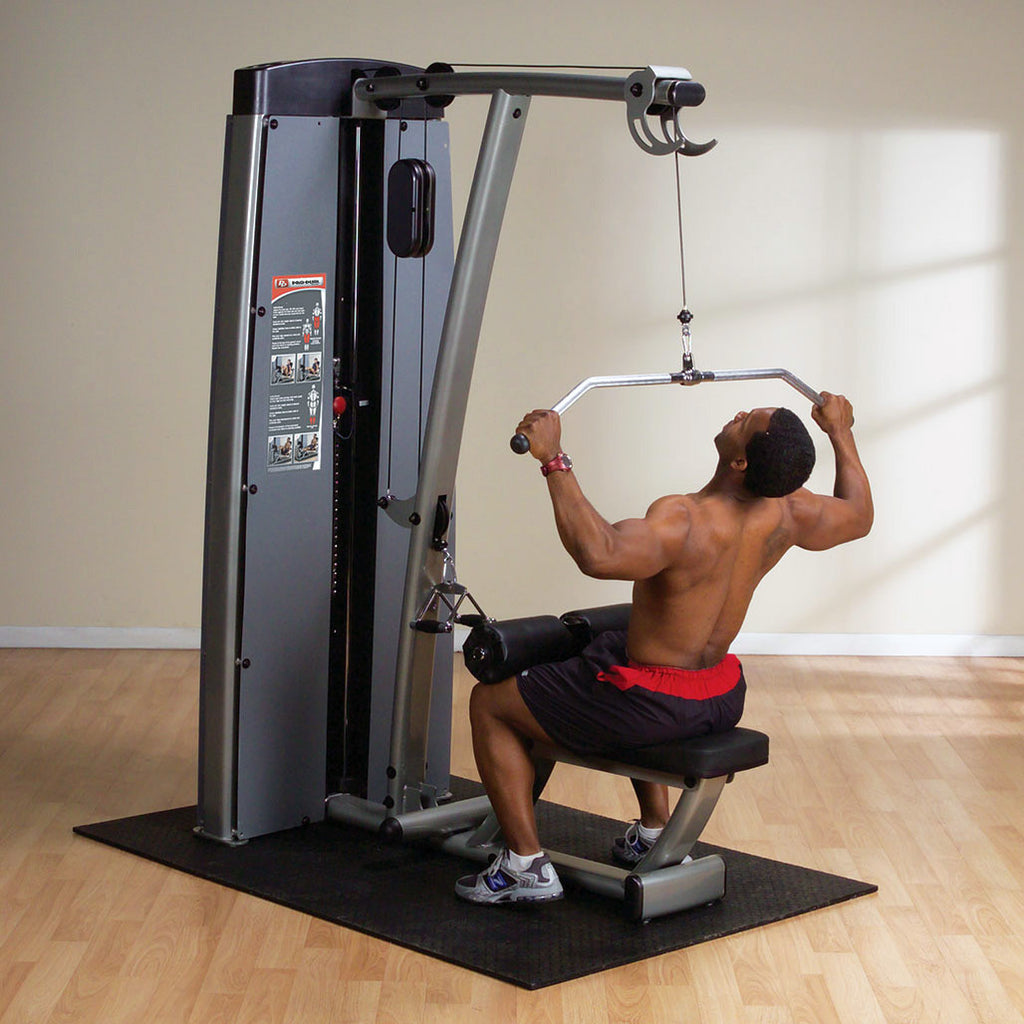 Body-Solid DLATSF seated row in use