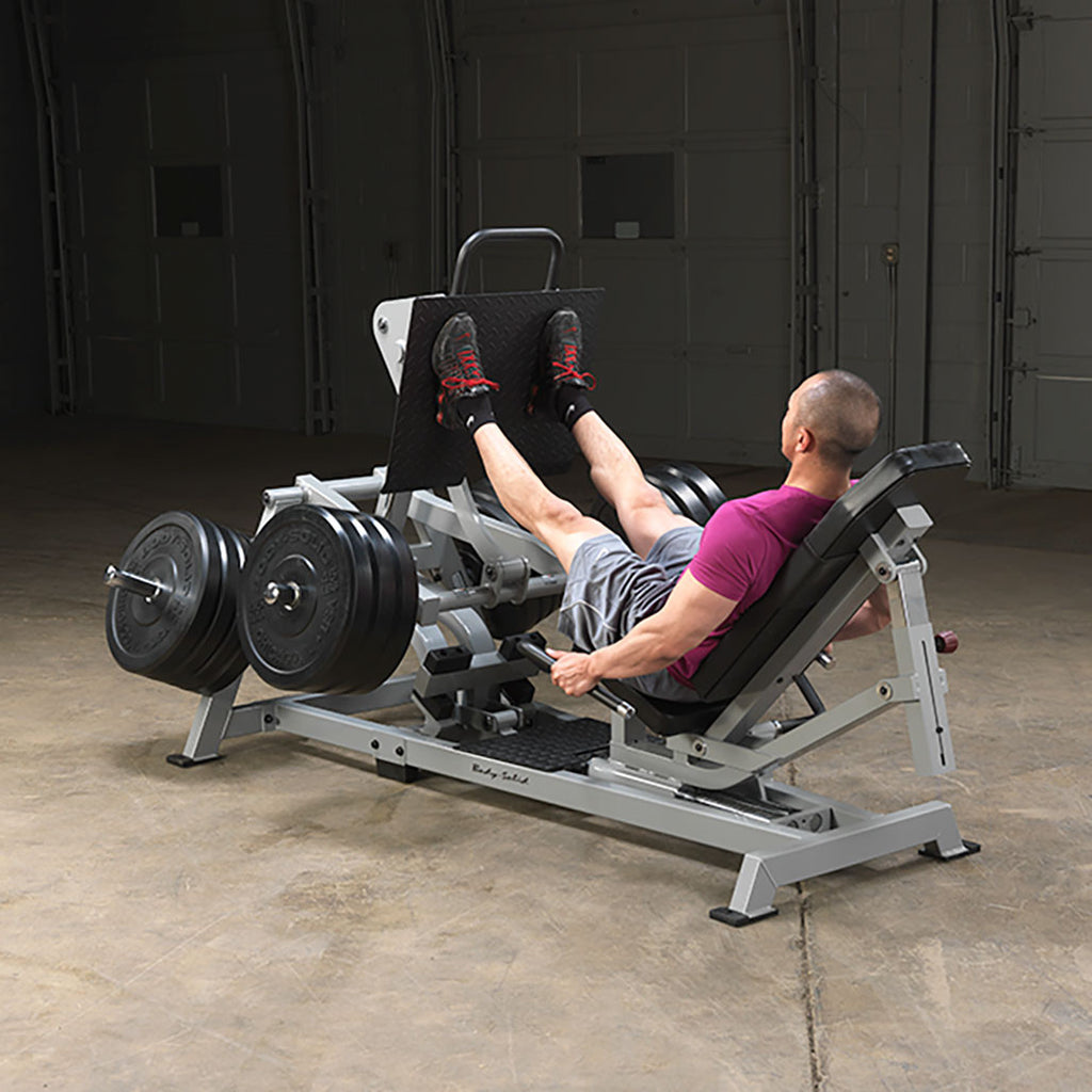 Body-Solid LVLP leg press detail