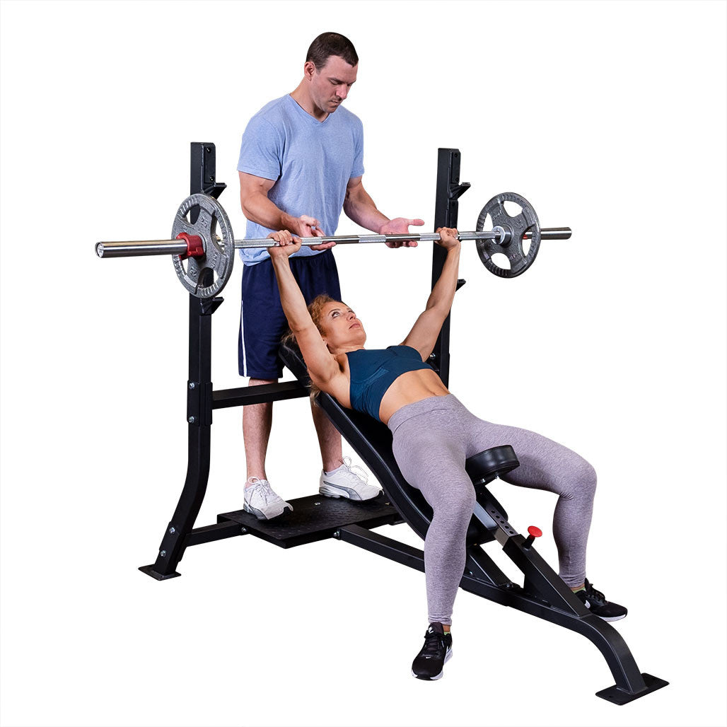 Body-Solid SOIB250 incline bench detail