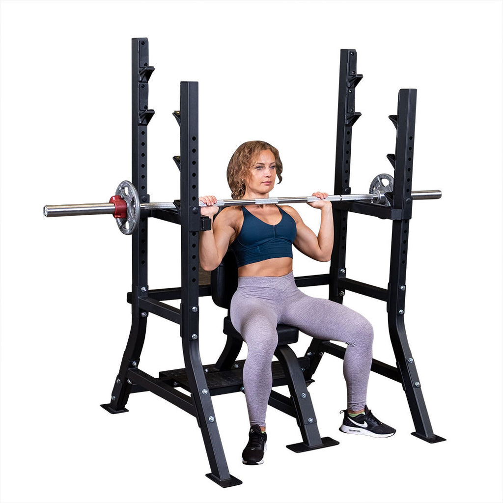 Body-Solid SOSB250 shoulder press bench detail