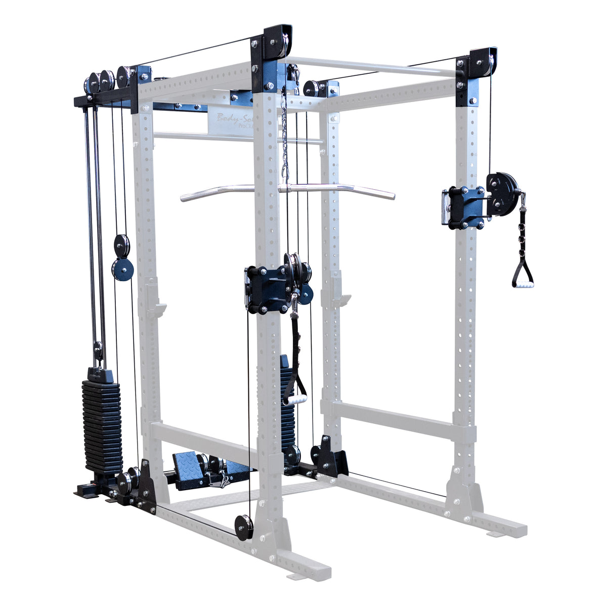 Body-Solid SPRFTS Functional Trainer Attachment with 2x210lb Weight Stacks for SPR1000 Power Rack