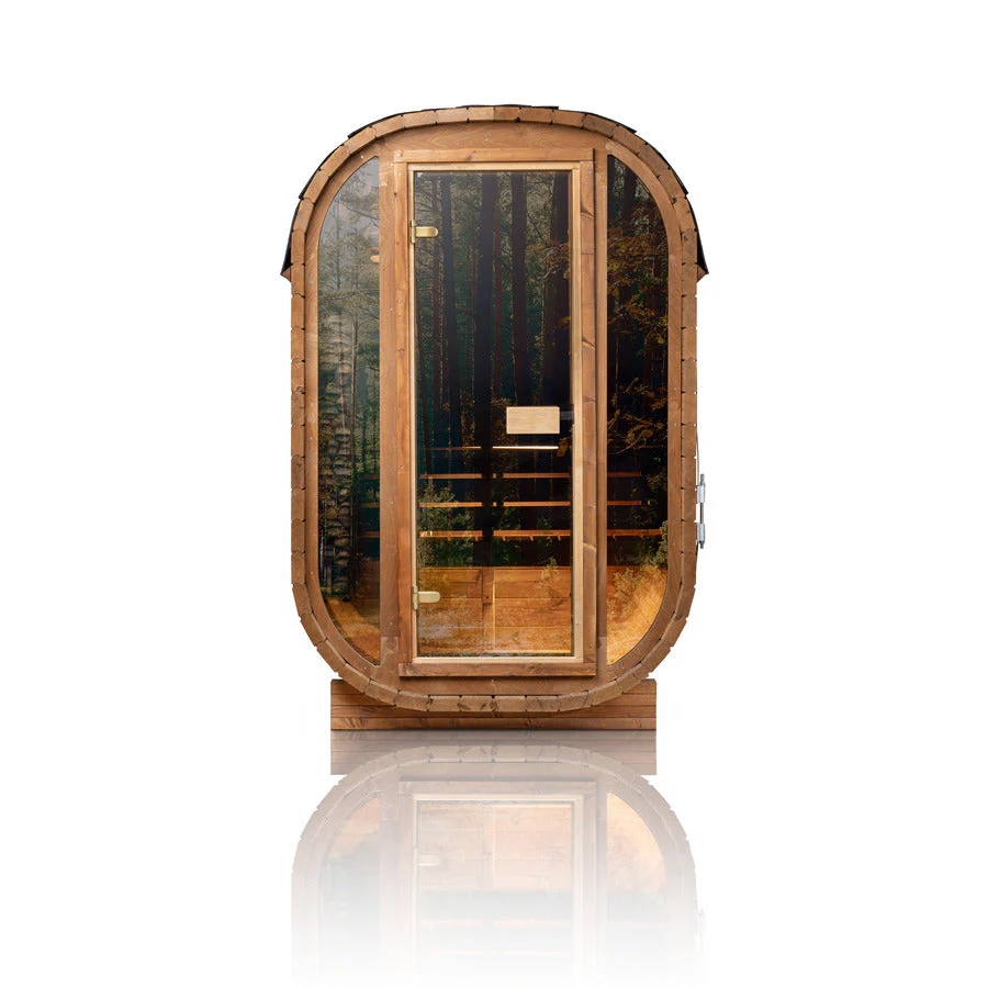 Auris 1 Luxury Outdoor Cedar Sauna | 1–2 Person | Orivon Wellness